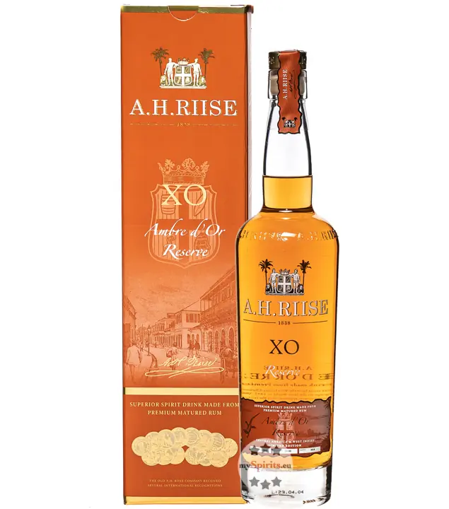 A.H. Riise: XO Reserve Ambre d'Or / 42 % vol / 0,7 Liter-Flasche