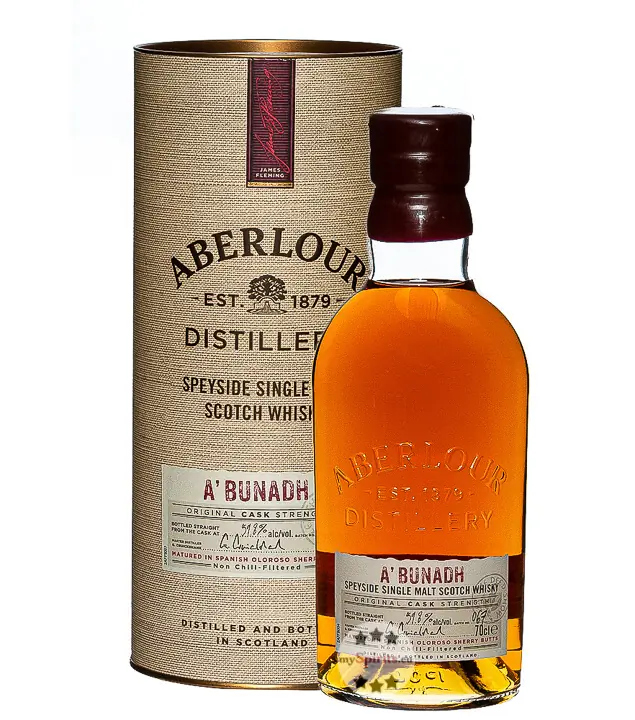 Aberlour A’Bunadh Batch Abfüllung Whisky / 61,2 % Vol. / 0,7 Liter-Flasche in Geschenkbox