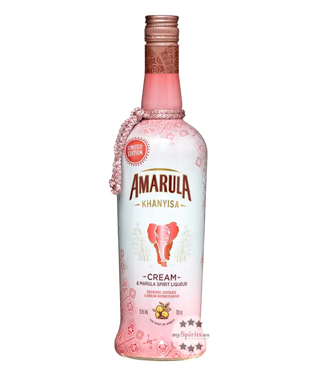 Amarula Raspberry, Chocolate & African Baobab Cream Likör / 15,5 % Vol. / 0,7 Liter-Flasche