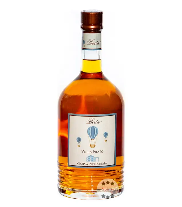 Distillerie Berta Villa Prato - Grappa Invecchiata / 40 % vol. / 1,0 Liter-Flasche