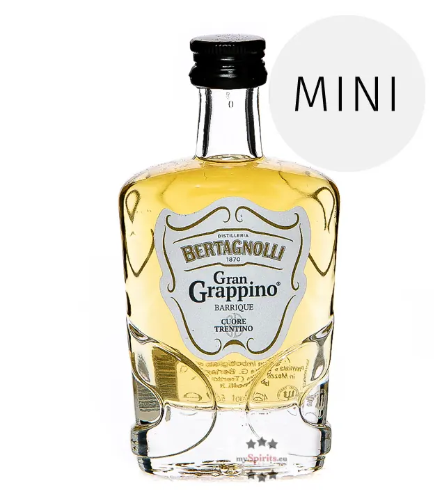 Bertagnolli Gran Grappino Barrique Grappa Mini / 42 % vol  / 0,05 Liter-Flasche 