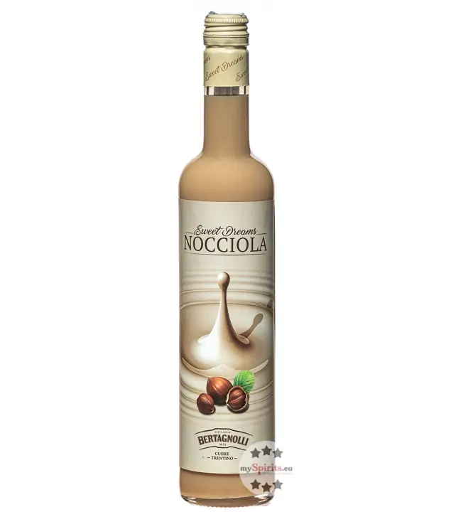 Bertagnolli: Sweet Dreams Nocciola Likör / 17 % vol / 0,5 Liter-Flasche