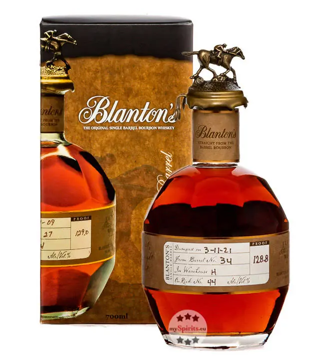 Blanton's Straight from the Barrel Bourbon Whiskey / 63 % Vol. / 0,7 Liter-Flasche in Geschenkbox