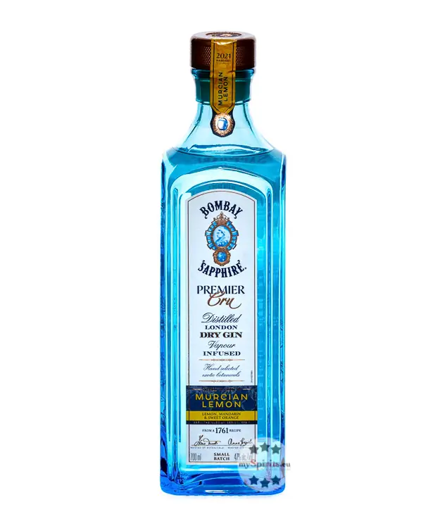 Bombay Sapphire Premier Cru Murcian Lemon London Dry Gin / 47 % Vol. / 0,7 Liter-Flasche