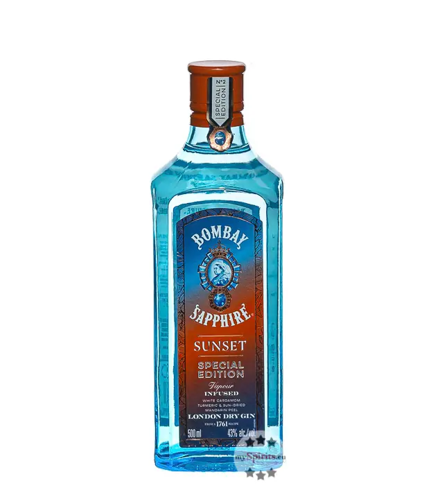 Bombay Sapphire Sunset London Dry Gin Special Edition / 43 % Vol. / 0,5 Liter-Flasche