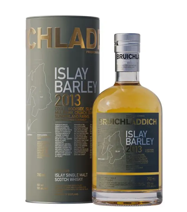 Bruichladdich Islay Barley 2013 Unpeated Single Malt Scotch Whisky / 50 % Vol. / 0,7 Liter-Flasche in Geschenkdose