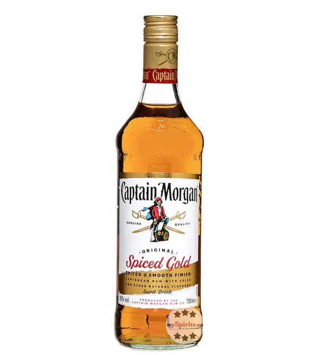 Captain Morgan Original Spiced Gold / 35 % Vol. / 0,7 Liter-Flasche