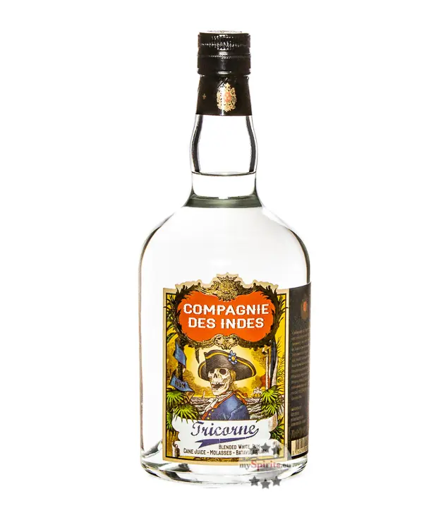 Compagnie des Indes Tricorne Blended White Rum / 43 % Vol. / 0,7 Liter-Flasche