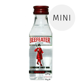 Gin: Beefeater London Dry Gin / 47% / 0,05 Liter