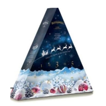 Bertagnolli Adventskalender / 17 - 42 % Vol. / 24 x 0,02l in Dreiecks-Box