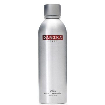Danzka Forty Vodka / 40 % vol / 1,0 Liter-Flasche