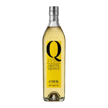 Etter Quitte –Quittenlikör mit echtem Fruchtbrand / 15 % vol. 0,35 Liter-Flasche