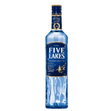 Five Lakes Vodka / 40 % Vol. / 1,0 Liter-Flasche