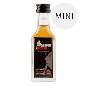 Steinhauser: Geiler Bock Bockbierlikör / 16% Vol. / 0,02 Liter-Flasche