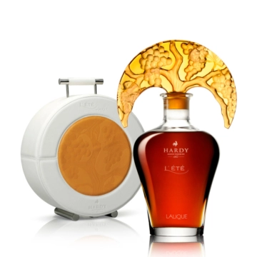Hardy Cognac: Eté - Sommer / 41 % vol / 0,7 Liter-Flasche in Lederkoffer