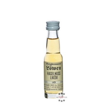 Löwen: Haselnusslikör / 25% Vol. / 0,02 Liter - Flasche