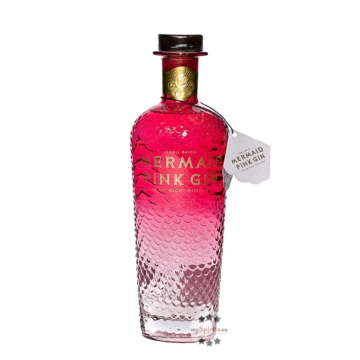 Isle of Wight Distillery Mermaid Pink Gin Small Batch / 38 % Vol. / 0,7 Liter-Flasche