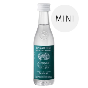 Nardini: Grappa Bianca 40° / 40% Vol. / 0,03 Liter-Flasche
