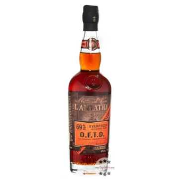 Plantation Overproof Rum O.F.T.D. / 69 % vol / 1,0 Liter-Flasche
