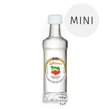 Prinz: Kirschen-Schnaps Miniatur / 40% Vol. / 0,04 Liter – Flasche