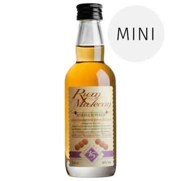 Rum: Malecon 15 Years Old / 40% Vol. / 0,05Liter-Flasche