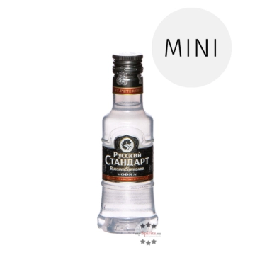 Russian Standard Vodka Original Mini / 40 % Vol. / 0,05 Liter-PET-Flasche 
