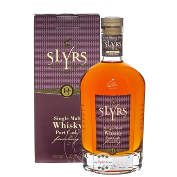 Slyrs Port Fass finished Whisky / 46 % Vol. / 0,7 Liter-Flasche in Karton