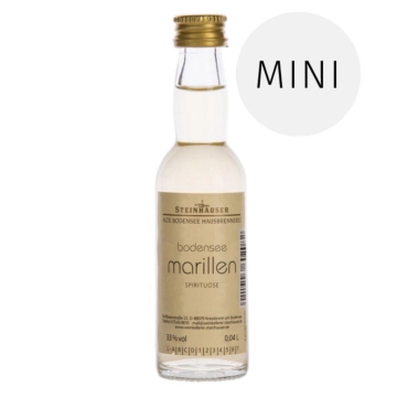 Steinhauser: Bodensee Marillen- Spirituose / 33% Vol. / 0,04 Liter-Flasche