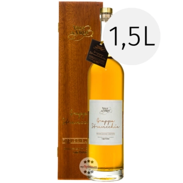 Villa de Varda Grappa Stravecchia Selezione Luigi Dolzan / 40 % Vol. / 1,5 Liter-Flasche in Holzschatulle