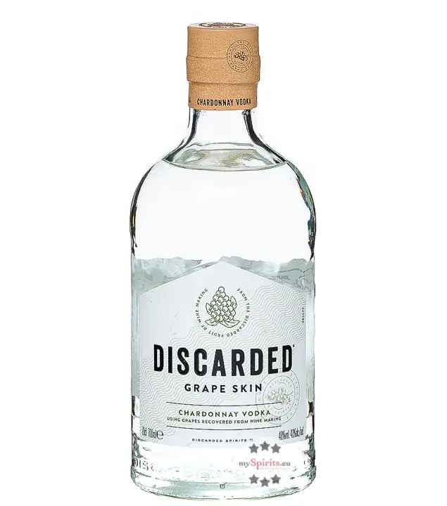 Discarded Grape Skin Chardonnay Vodka / 40 % Vol. / 0,7 Liter-Flasche