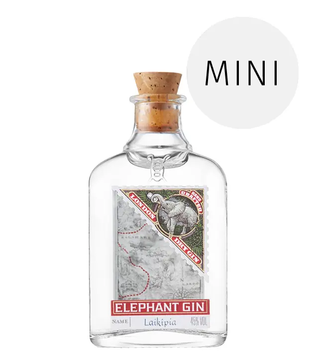 Elephant Gin London Dry Gin / 45 % Vol. / 0,05 Liter-Flasche