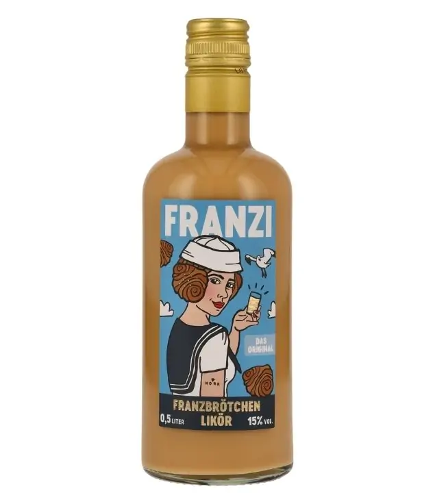 Franzi Franzbrötchen Likör / 15 % vol / 0,5 Liter-Flasche