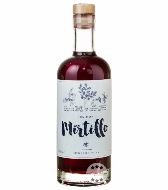 Freihof Mirtillo / 22,5 % vol. / 0,7 Liter-Flasche