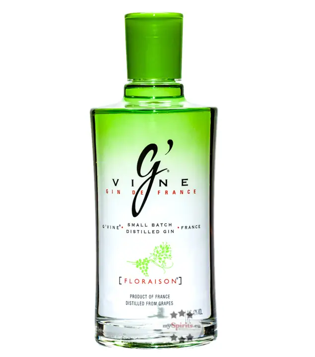 G’Vine Gin Floraison Small Batch Distilled Gin / 40 % Vol. / 1,0 Liter-Flasche