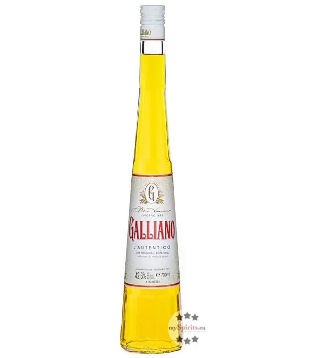 Galliano L'Autentico The Original Botanical Likör / 42,3 % vol / 0,7 Liter-Flasche