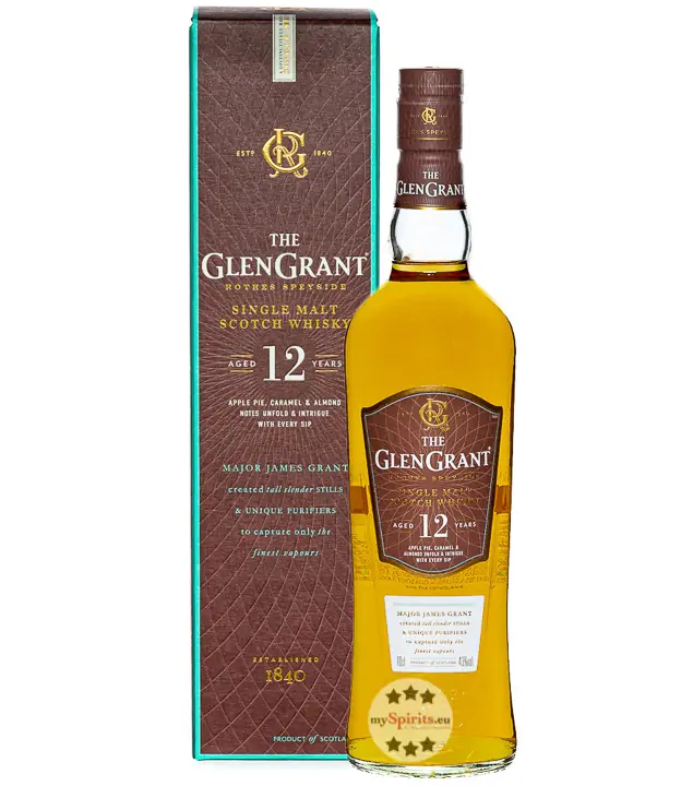The Glen Grant 12 Jahre Single Malt Scotch Whisky / 43 % Vol. / 0,7 Liter-Flasche in Geschenkbox