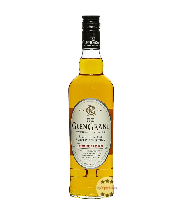The Glen Grant The Major‘s Reserve Single Malt Scotch Whisky / 40 % Vol. / 0,7 Liter-Flasche