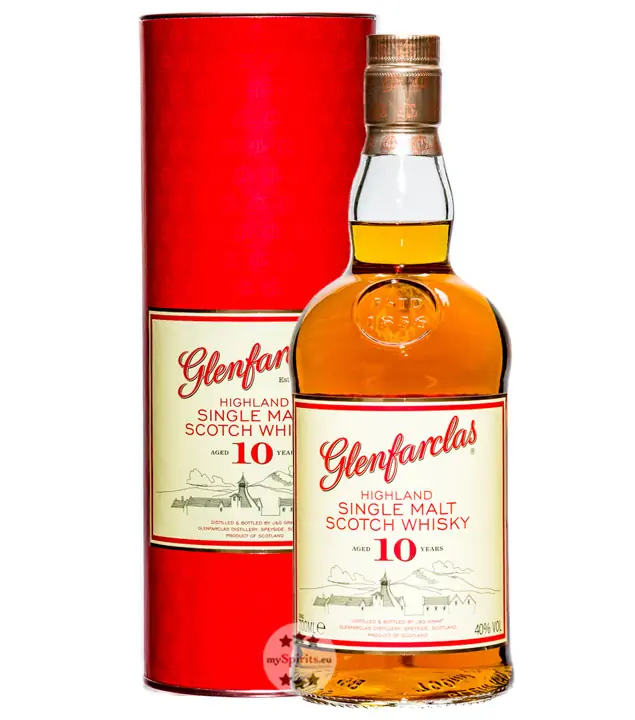Glenfarclas 10 Jahre Highland Single Malt Scotch Whisky / 43 % Vol. / 0,7 Liter-Flasche