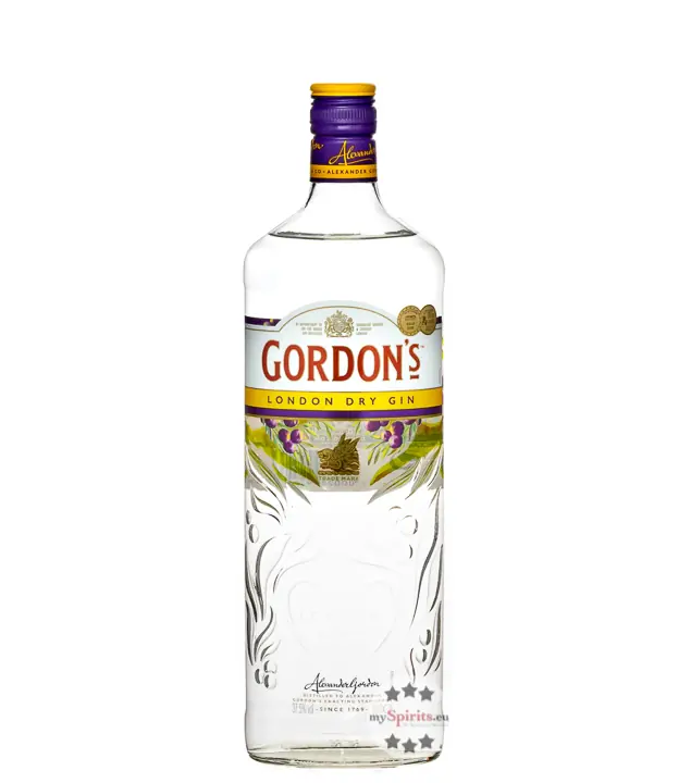 Gordon’s London Dry Gin / 37,5 % vol. / 0,7 Liter-Flasche