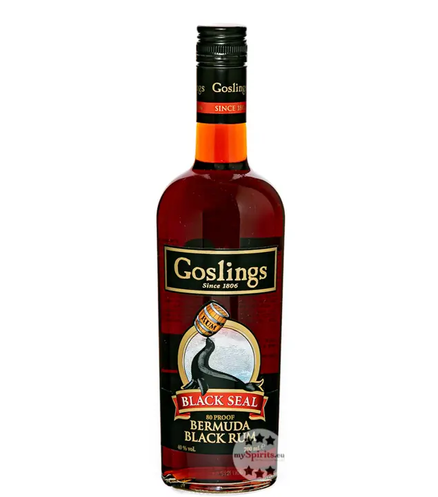 Goslings Black Seal Bermuda Black Rum 80 Proof / 40 % vol / 0,7 Liter-Flasche