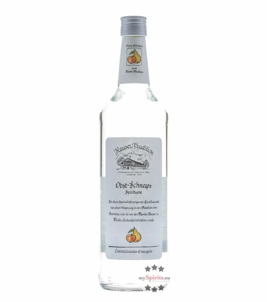 Hauser Tradition Obst Schnaps / 35% Vol. / 1 Liter