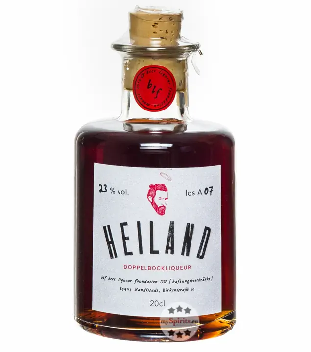 Heiland Bierliqueur aus Doppelbock / 23 % Vol. / 0,2 Liter-Flasche