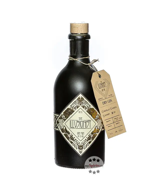 The Illusionist Dry Gin / 45 % vol / 0,5 Liter-Flasche