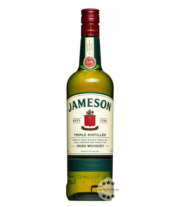 Jameson Irish Whiskey Triple Distilled / 40 % Vol. / 0,7 Liter-Flasche