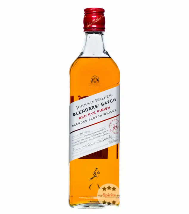 Johnnie Walker Blender’s Batch Red Rye Whisky / 40 % Vol. / 0,7 Liter-Flasche in Geschenkkarton