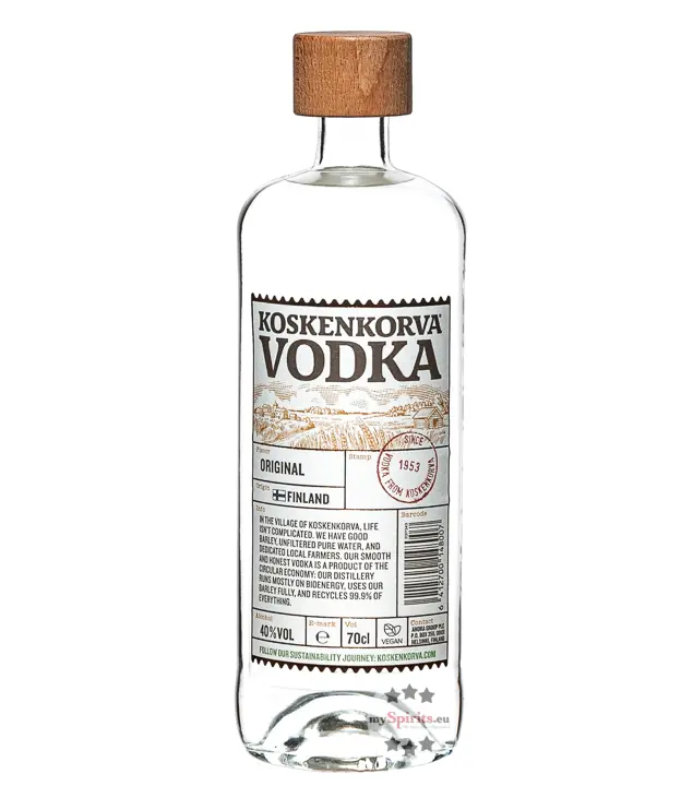 Koskenkorva: Vodka / 40 % vol / 0,7 Liter-Flasche