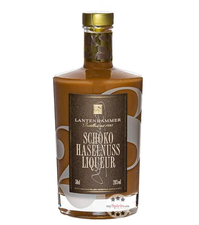 Lantenhammer Schoko-Haselnuss Liqueur / 20 % / 0,5 Liter-Flasche