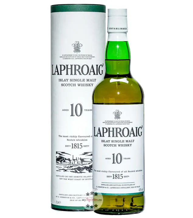 Laphroaig 10 Single Malt Whisky / 40 % Vol. / 0,7 Liter-Flasche