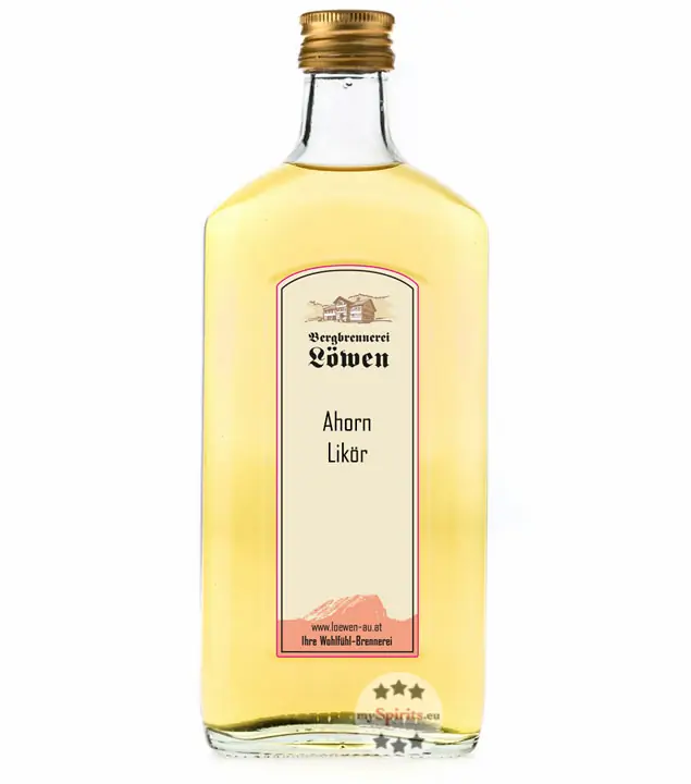 Löwen Ahorn Likör / 20 % Vol. / 0,5 Liter-Flasche