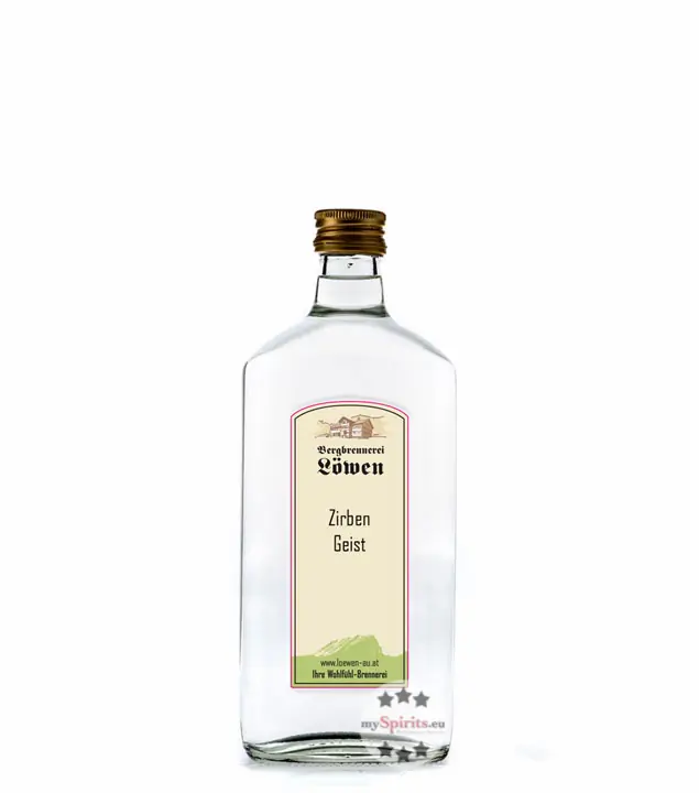 Löwen: Zirben-Geist / 42% Vol. / 0,2 Liter - Flaschen